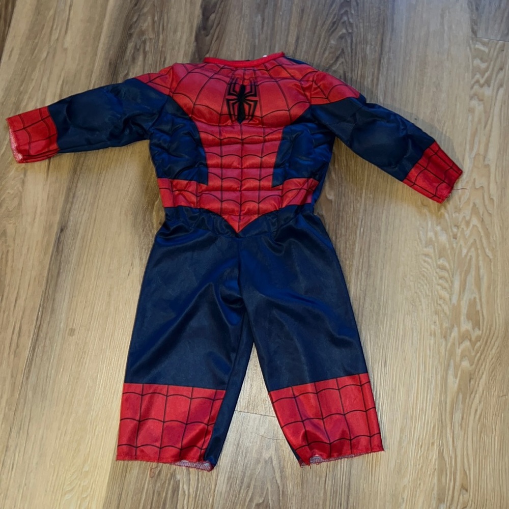 2T Spider-Man Halloween costume for kids with mask
